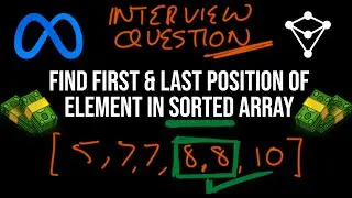 Find First And Last Position Of Element In Sorted Array - LeetCode 34 - JavaScript