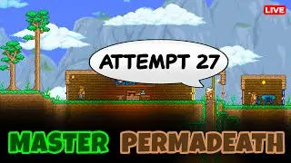 🏆BEST Start EVER!🏆NO DEATHS TODAY🏆1st BOSS TODAY?🏆Terraria Permadeath Challenge🏆