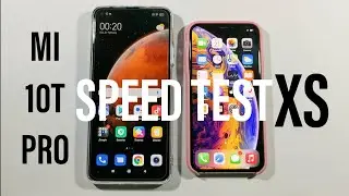 Xiaomi Mi 10T Pro vs Iphone XS Comparison Speed Test