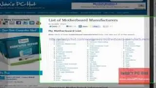My Motherboard List | Motherboard Makers | Manufacturers