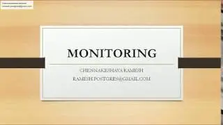 monitoring in postgres