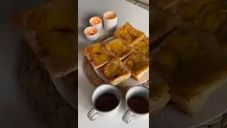 Слоёные булочки с персиками 🍑