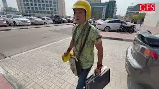 PK Pakistani's Visit to GFS Office in Dubai Oud Metha - Vlog