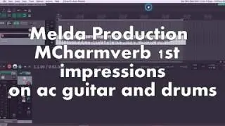 Free High quality Algorithmic Reverb MCharmverb by Melda Production VST