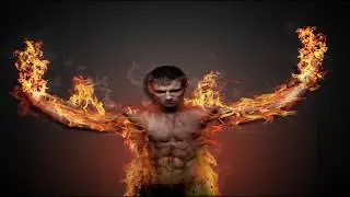 Manipulasi Photoshop Efek Api