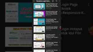 Kumpulan Login Page Hotspot Mikrotik #Shorts