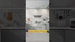 Kitchen Cabinet Dimension #kitchen #interiordesign #shorts