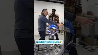 Exploring innovation firsthand at the Riddell Testing Lab - where game meets science 🏈