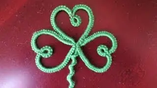 Needle Tatting Shamrock
