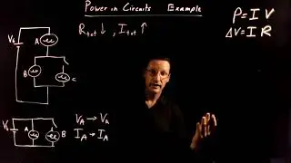 Power in Circuits, adding bulbs in a circuit example