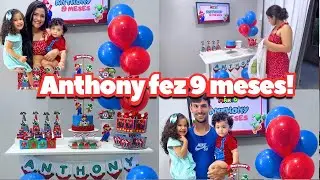 9º mesversario do baby Anthony / ELE ESTÁ ANDANDO😳