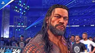 The Most REALISTIC Roman Reigns OTC MOD EVERR!!! ☝️| WWE 2K24 MODDED RTX ENTRANCE