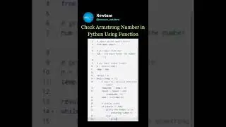 Check Armstrong Number in Python using Function... 