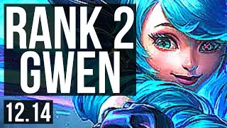 GWEN vs SETT (TOP) | Rank 2 Gwen, Legendary, 15/3/5, Rank 30 | TR Challenger | 12.14