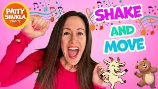 Shake and Move Children's song | DVD Version | Body Parts | Patty Shukla