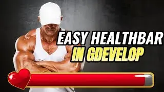 The Easiest Way to Create a Health and Power Bar in GDevelop 5!