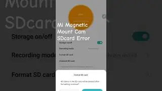 UPDATE: SDCard Recording Error on Xiaomi Magnetic Cam 2K | Recurring Error