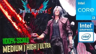 Devil May Cry 5 - Intel UHD Graphics G4 - Core i3 1115g4 test | Intel HD/UHD 520/530/620/630/
