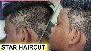 Star🔥 Haircut ✂Tattoo in Boy's || ⭐ Star Hairstyle 🥰 tattoo in men's ( Part 2 ) Sahil barber