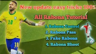 efootball 2024 mobile | All rabona skills tutorial | classic control | 