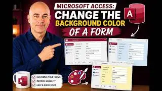 Microsoft Access: Change the Background Color of a form