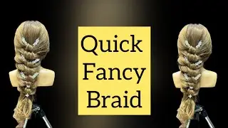 Chotee Braid on Long Hair || Fancy Quick Braid || Nayna Savla