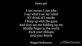 Pretty girl(cheat codes×Cade remix)-lyrics-Maggie lindemann×cheat codes×cade