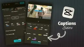 How to make AE Like Texts On CAPCUT | How to create capcut captions