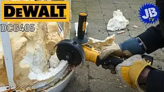 DeWalt 18V Brushless Angle Grinder DCG405 - Full review and use
