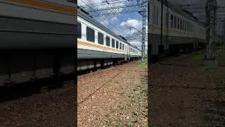 ЭД4М-0445 Экспресс Москва пролетает мимо #поезда #ржд
