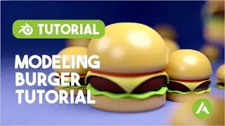 Tutorial Modeling Burger with Blender