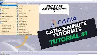 CATIA 3-minute Tutorials: Tutorial #1 - What are Workbenches in CATIA?