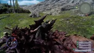 Noctis stuck on a monster glitch