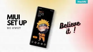 Naruto MIUI Set Up 🔥 | Minimal MIUI Set Up using Best MIUI Themes