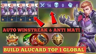 BUILD ALUCARD TOP 1 GLOBAL AUTO WINSTREAK|ITEM ALUCARD TERSAKIT 2021|Mobile Legends