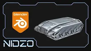 Tanki Online Hornet M2 (LEGACY) | Blender Time-lapse