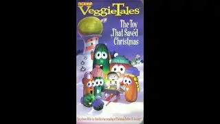 Opening to VeggieTales The Toy That Saved Christmas 1998 Lyrick Studios VHS