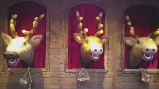 ♥ JINGLE BELLS song Singing reindeers Песня КОЛОКОЛЬЧИКИ (Джингл белс) Поющие олени