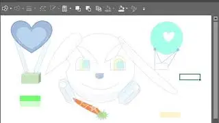 bunny drawing with added animation 💙