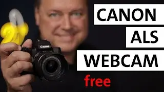 Use your Canon camera as a webcam WITHOUT a capture card - with the EOS Webcam Utility
