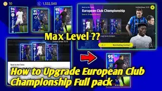 How to train Eropean Club Championship Pack players! how to upgrade A.Tchouaméni in efootball 2023