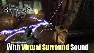 Batman: Arkham City w/ virtual surround sound 🎧 (HeSuVi HRTF audio)