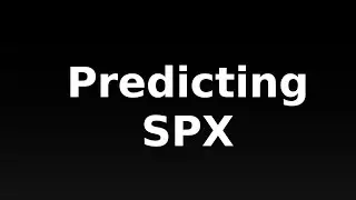 Predicting SPX  with Magic 8-Ball