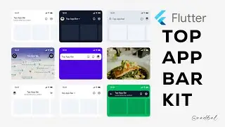 Flutter UI Tutorial - Top App Bar Kit -