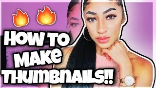 HOW TO MAKE THUMBNAILS FOR YOUTUBE ON IPHONE