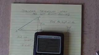 8.6 Solving triangles that are not right angled