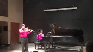 Elijah Cruz and Braeden Duncan play Schubert Arpeggione Sonata in A Minor, D. 821, First Movement