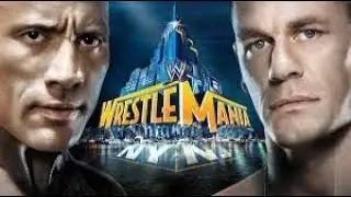 John Cena vs The Rock For The WWE Championship at Wrestlemania