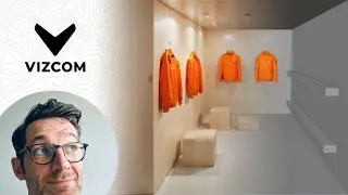 VizcomAI - Fashion Store with Orange Jackets