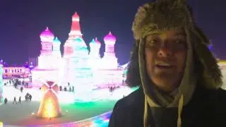 The best time for photography at the Harbin Ice Festival.